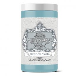 French Toile (warm blue), Finish-All-In-One Paint